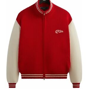 Kith Wyona Full zip Varsity Sweater color Fame size Medium